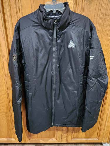 Arizona Coyotes Fanatics Authentic Pro Black Puffer Jacket Size Large