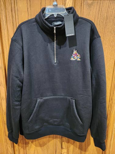 Arizona Coyotes x Nahmias Collab 1/4 Zip Sweatshirt Size Large