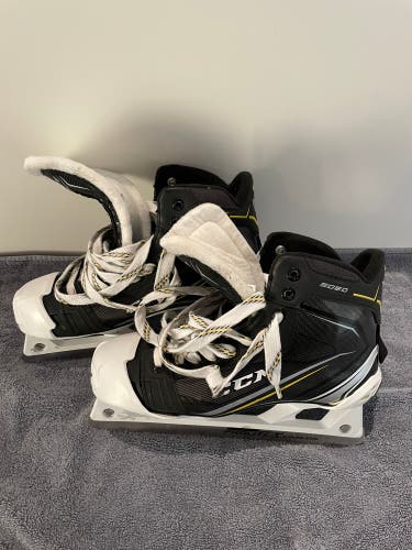 New CCM Tacks 9060 Hockey Goalie Skates Senior Size 8.5