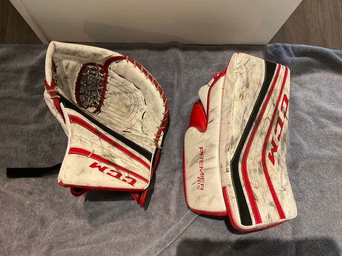 CCM Goalie Glove & Blocker Regular Senior