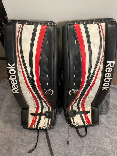 Used 31" Reebok 18K Goalie Leg Pads