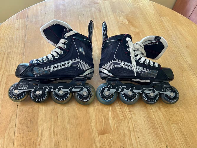 Bauer Vapor X300R Inline Hockey Roller Blades Youth Size 2R