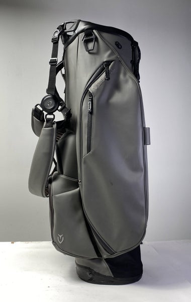 Vessel Player 3.0 Stand Bag Gray Black 6-Way Divide Dual Strap Golf Bag