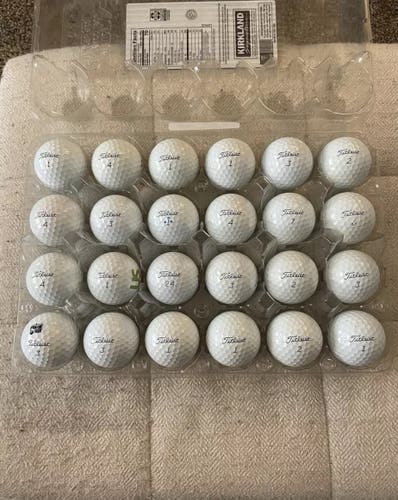 24 Titleist Pro V1 Golf Balls