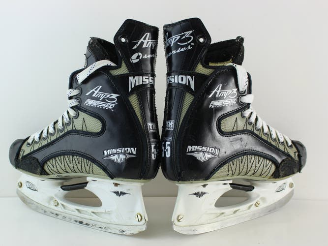 Used Senior Mission Amp 3 Hockey Skates 5 (Shoe 6.5 US)