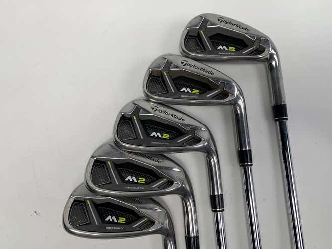 TaylorMade M2 2019 Iron Set 6-PW REAX 88g Stiff Steel Mens RH