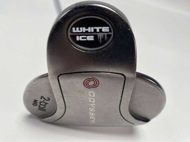 Odyssey White Ice 2-Ball Mid Putter 33" SuperStroke Mid Slim 2.0 Mens RH