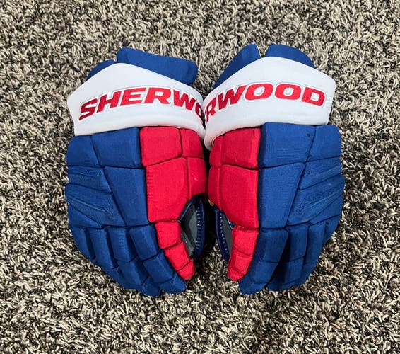 St. Louis Blues Sher-Wood 13" Pro Stock Rekker Gloves