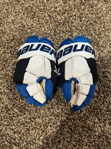 Winnipeg Jets Bauer 13" Pro Stock Vapor 2X Pro Gloves