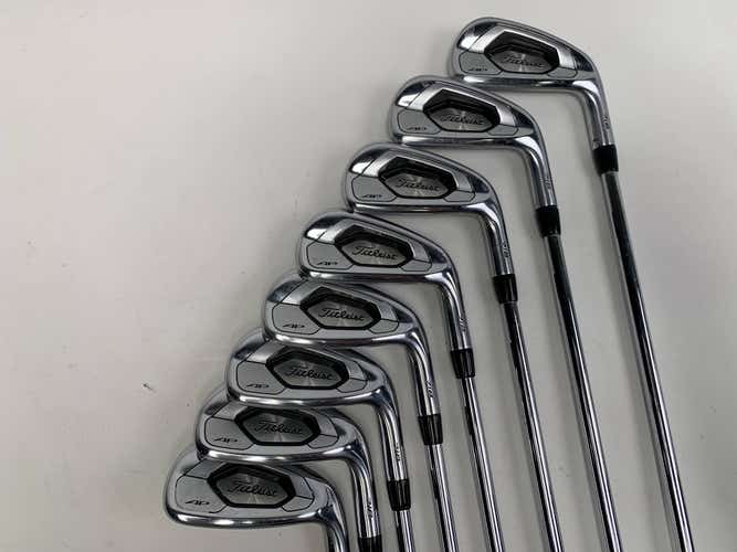 Titleist 718 AP3 Iron Set 4-PW+AW True Temper AMT Black S300 Stiff Steel Mens RH