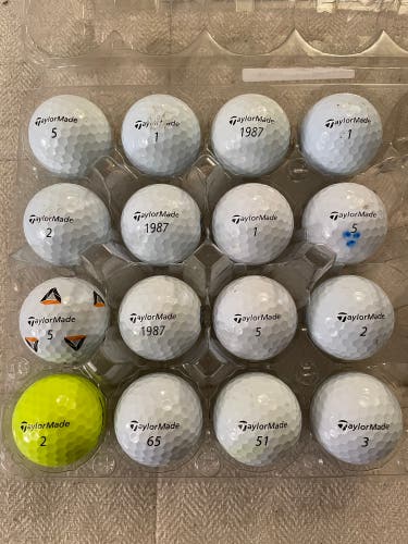 16 TaylorMade TP5 Golf Balls