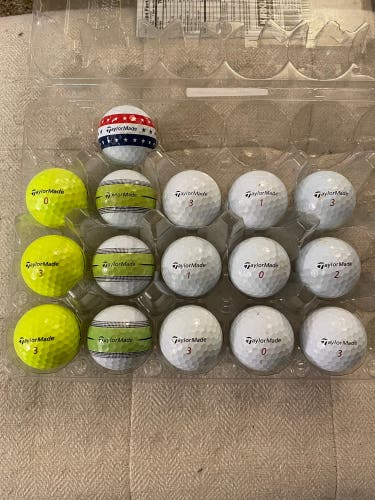 16 TaylorMade Tour Response Golf Balls