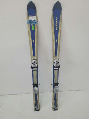 Used Elan Team Carve Tyrolla Sl 45 Bindings 120 Cm Boys' Downhill Ski Combo