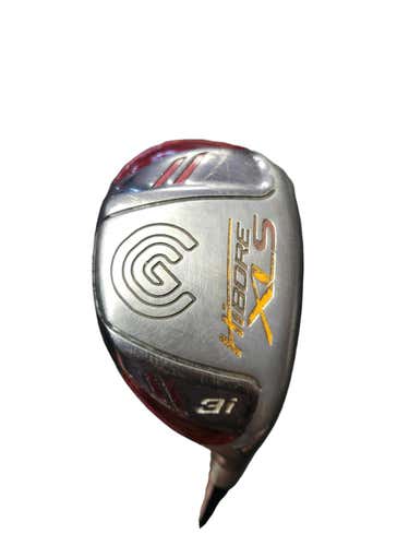 Used Cleveland Hibore Xls 3 Hybrid Stiff Flex Graphite Shaft Hybrid Clubs