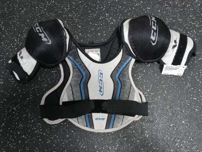 Used Ccm Ove Lg Ice Hockey Shoulder Pads