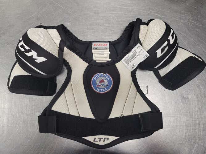 Used Ccm Ltp Md Ice Hockey Shoulder Pads