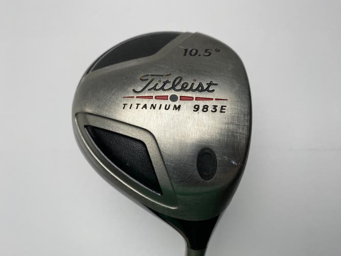 Titleist 983 E Driver 10.5* MFS Prototype n Stiff Graphite Mens RH Midsize Grip