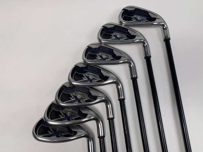 Callaway X-20 Iron Set 5-PW+SW Regular Graphite Mens RH