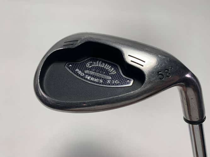 Callaway X-16 Pro Series Lob Wedge 58* Tour Stiff Steel Mens RH