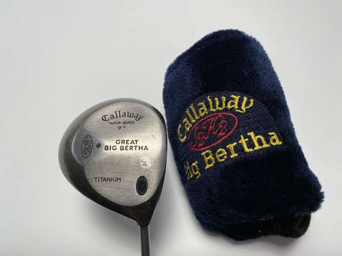 Callaway Original Great Big Bertha Driver 9* GBB UL Firm Graphite Mens RH HC