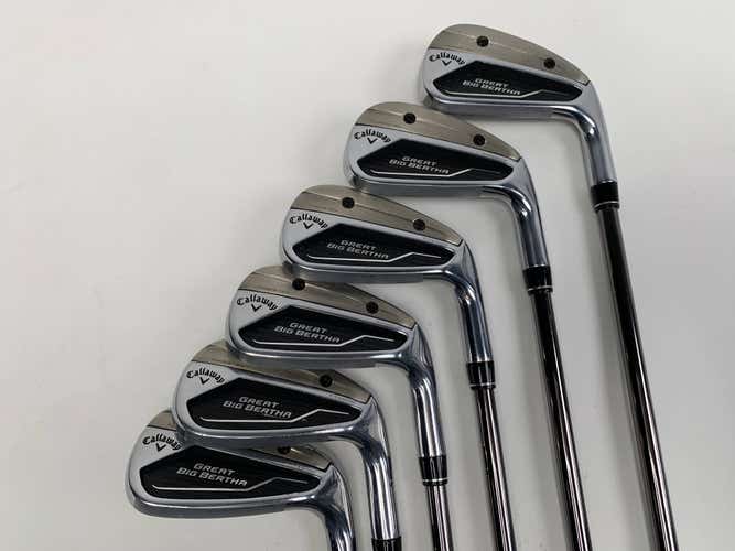 Callaway Great Big Bertha 23 Iron Set 6-PW+GW Helium 60I F3 60g Regular RH