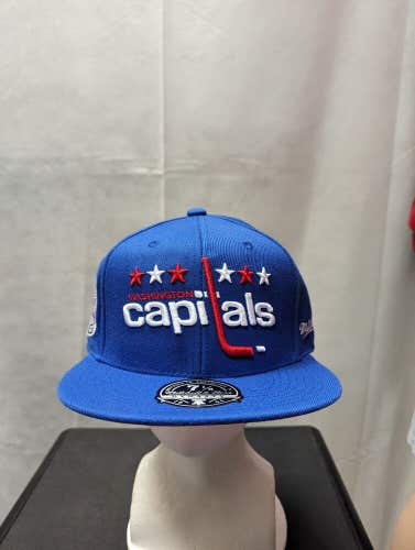 NWS Washington Capitals 20th Anniversary Mitchell & Ness Fitted Hat 7 1/8 NHL