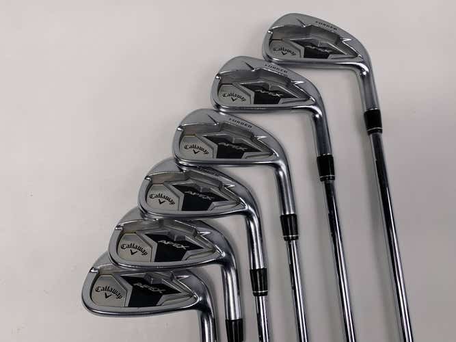 Callaway Apex 19 Iron Set 5-PW Elevate Tour VSS Pro Stiff RH Midsize Grips