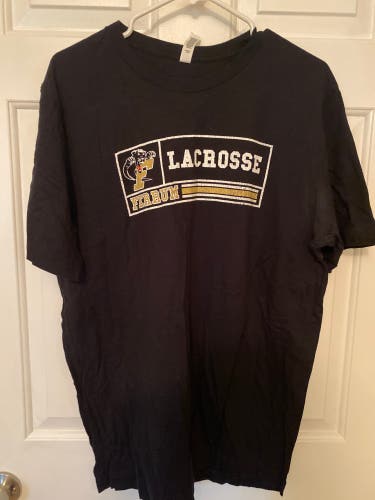 Vintage Ferrum College Lacrosse Soft Cotton Shirt