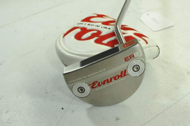 Evnroll Neo Classic ER8 Satin Stainless 35" Putter Right Steel MINT! # 180805