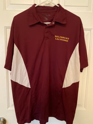 Salisbury Lacrosse Sideline Polo - Maroon