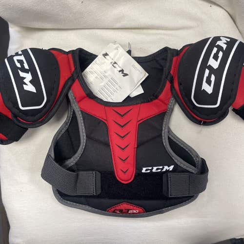 Brand New Youth Size Small CCM QLT230 Ice Hockey Player Shoulder Pads