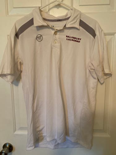 Warrior Salisbury Lacrosse Sideline Polo - White