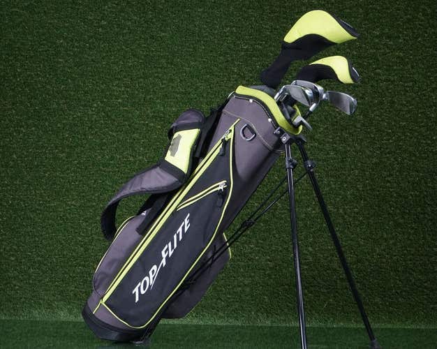 TOP FLITE JUNIOR BOYS GOLF SET W/ GRAY VOLT BAG, KIDS HEIGHT 53”-UP ~ L@@K!!