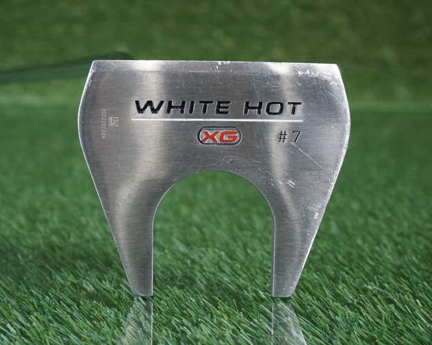 ODYSSEY WHITE HOT XG #7 MID 42” MALLET BELLY PUTTER LEFT HANDED LH WINN GRIP