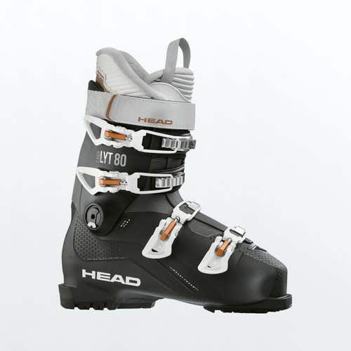 NEW High End $550 Women's Head Edge Lyt 80 W Ski Boots Black Copper 9.5 10 10.5.