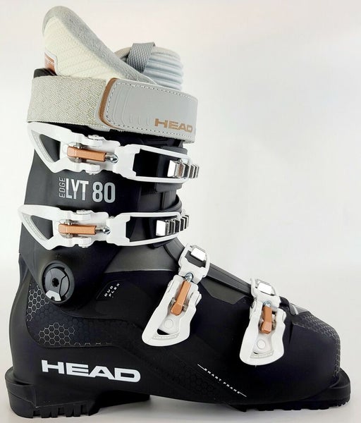 NEW High End $550 Women's Head Edge Lyt 80 W Ski Boots Black Copper 9.5 10 10.5.