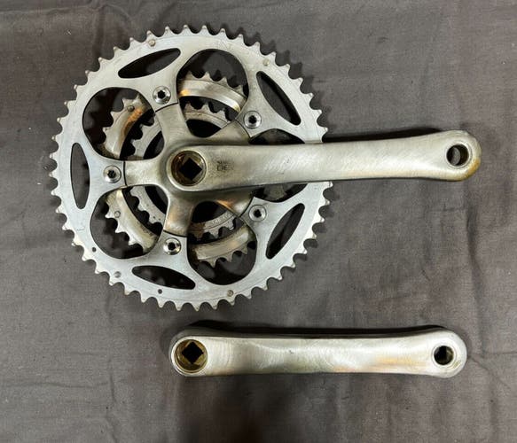 Vintage Shimano Deore FC-MT60 175mm 48/34/24 Aluminum Triple Crankset