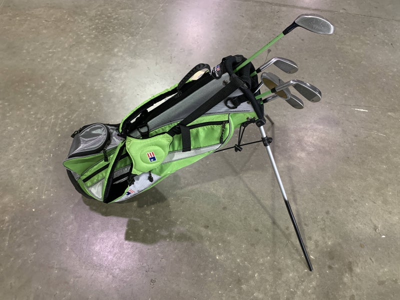 U.S. Kids Golf UL - 18 Club Set 3W 6 & 8 PW Putter KidPower 57-39 JR RH +Bag