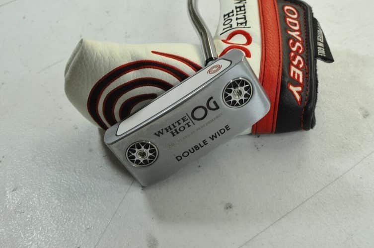 Odyssey White Hot OG Double Wide 35" Putter Right Steel w/ Head Cover  # 180696