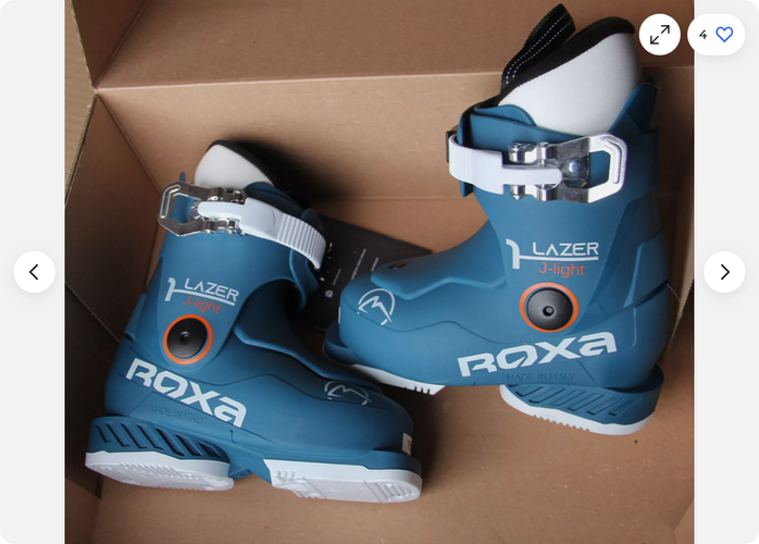 NEW  kids ski boots ROXA 2025 Lazer 1  NEW made in Italy size mondo 14.5 = US 6 little kids