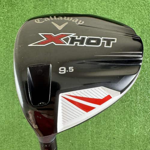 Callaway X Hot 9.5° Driver Graphite Project X PXv Stiff Flex Left Handed 46”