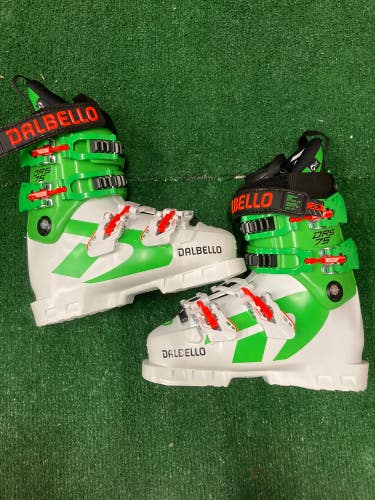 Used Kid's Dalbello DRS 75 UNI Racing Ski Boots Soft Flex (Mondo 22.5 - 268mm)