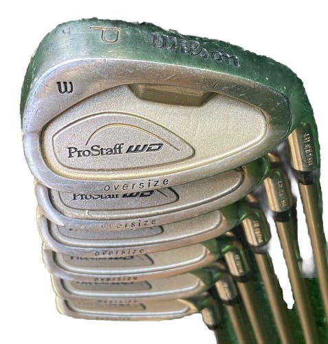 Wilson ProStaff WD Oversize Iron Set 5-PW Ladies Graphite 5i 36.5" RH Nice Grips