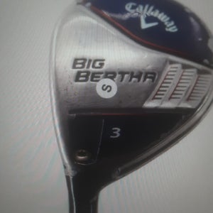 Used Men's 2014 Callaway Big Bertha Left Hand Fairway Wood Reg Flex 3 Wood
