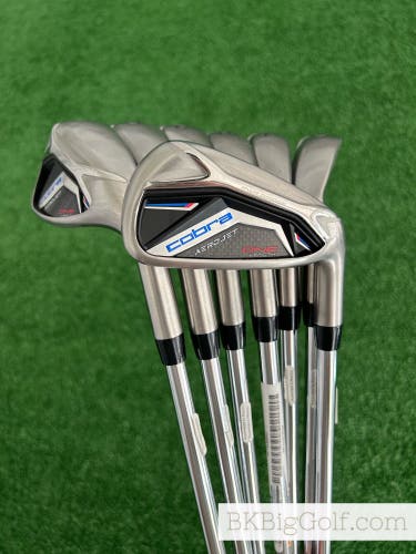 Cobra Aerojet One Length Iron Set 5-G / KBS Tour Lite One Length Regular