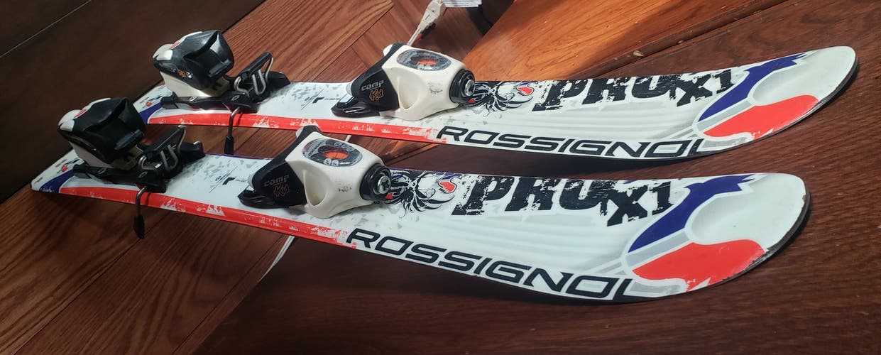 KIDS 80cm SKIS ROSSIGNOL AVENGER PRO X1 w/Comp kid 2.5 Bindings *USED* READY TO USE