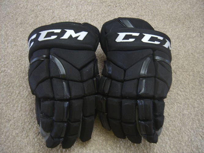 Hockey Gloves-Excellent Like New CCM Pro Stock HG12 Hockey Gloves sz 14"