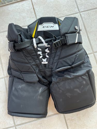 Used Junior Large CCM Axis 1.5 Hockey Goalie Pants