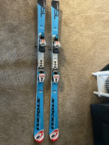 Used Stockli Unisex Racing Skis 160 cm Laser SL FIS