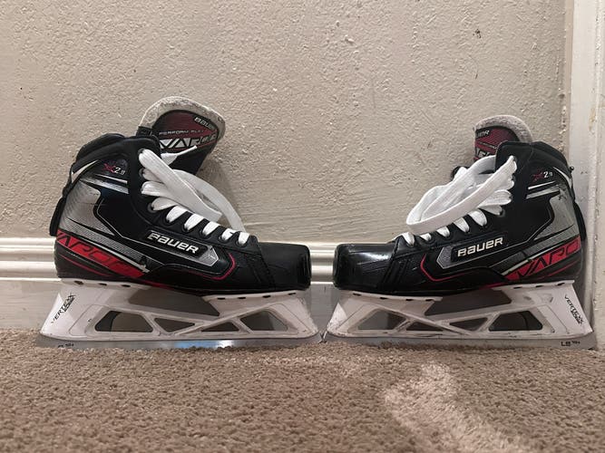 Used Senior Bauer   8 Vapor X2.9 Hockey Goalie Skates